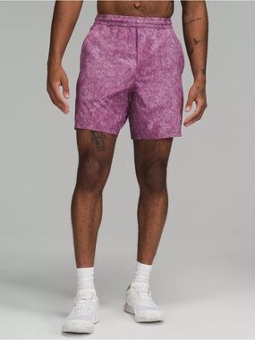 Lululemon Pace Breaker Linerless Shorts Acid Wash "Plum Gravel Dust Men’s Small